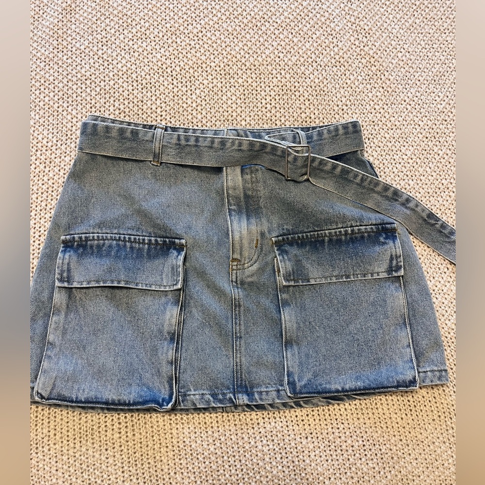 DOSE OF JERA Brand new Cargo denim skirt. WITH TAGS.